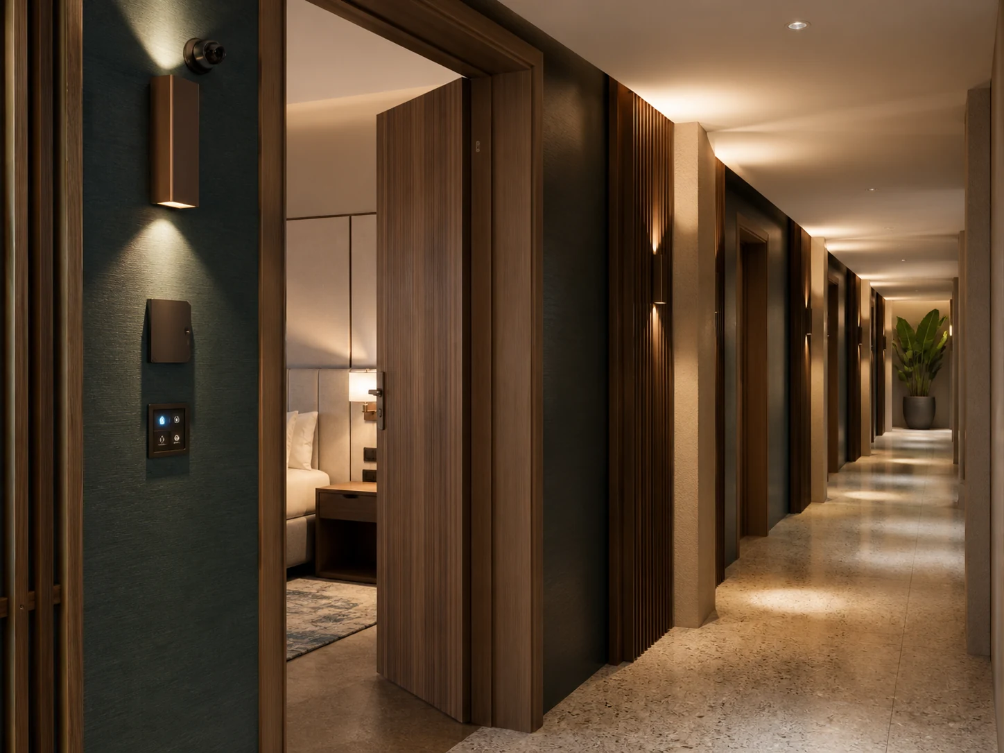 Integrated hotel guest technology
